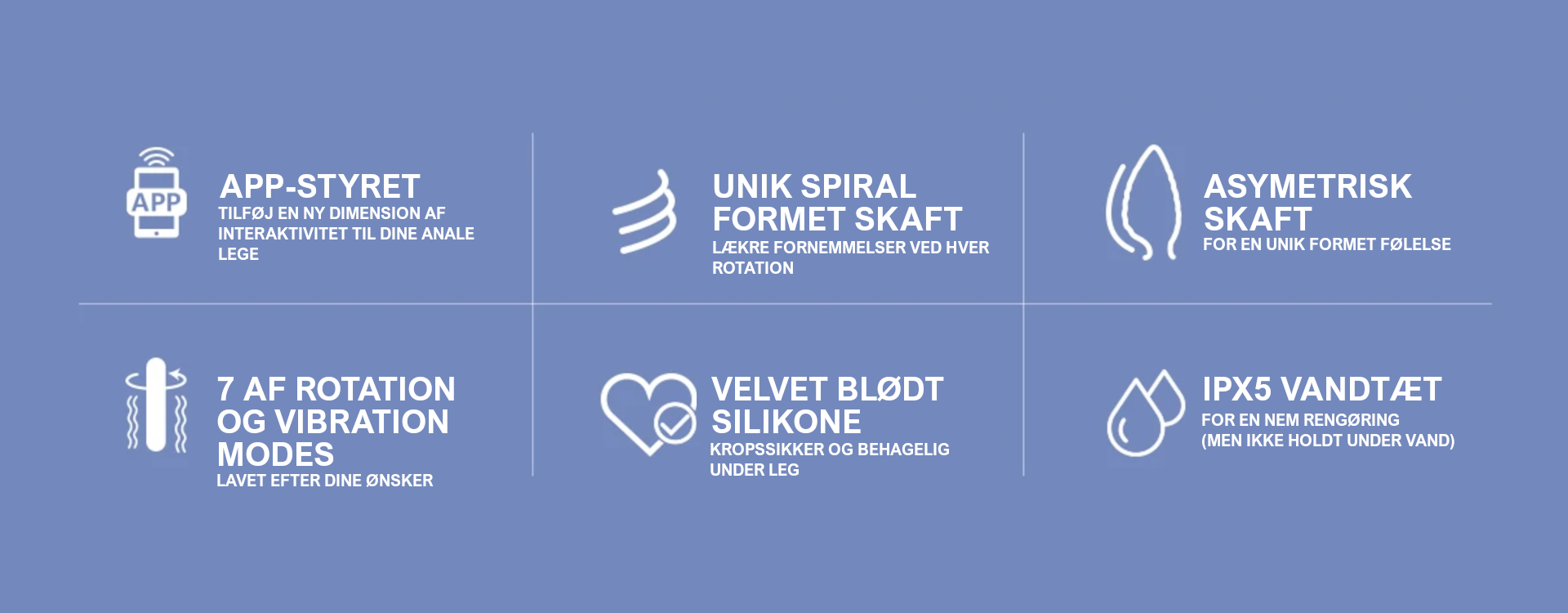 Honey Play Box Noah roterende buttplug – app-styret vibrator